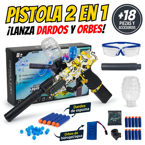 Pistola Hidrogel Dual Pack – 2 en 1