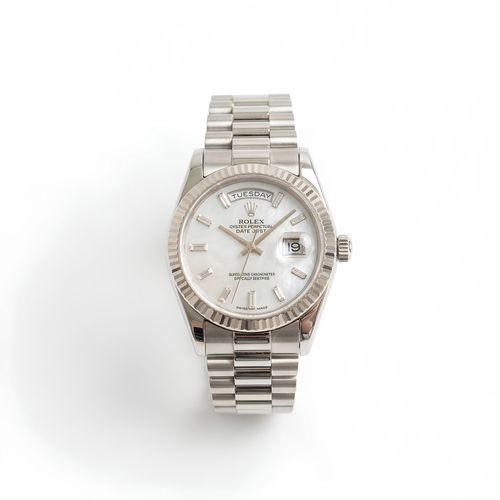Reloj  Rolex President Dama Plateado