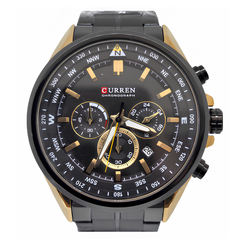 Reloj Curren Chrono Gold Black
