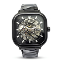 Reloj G-Force Cushion Black Silver