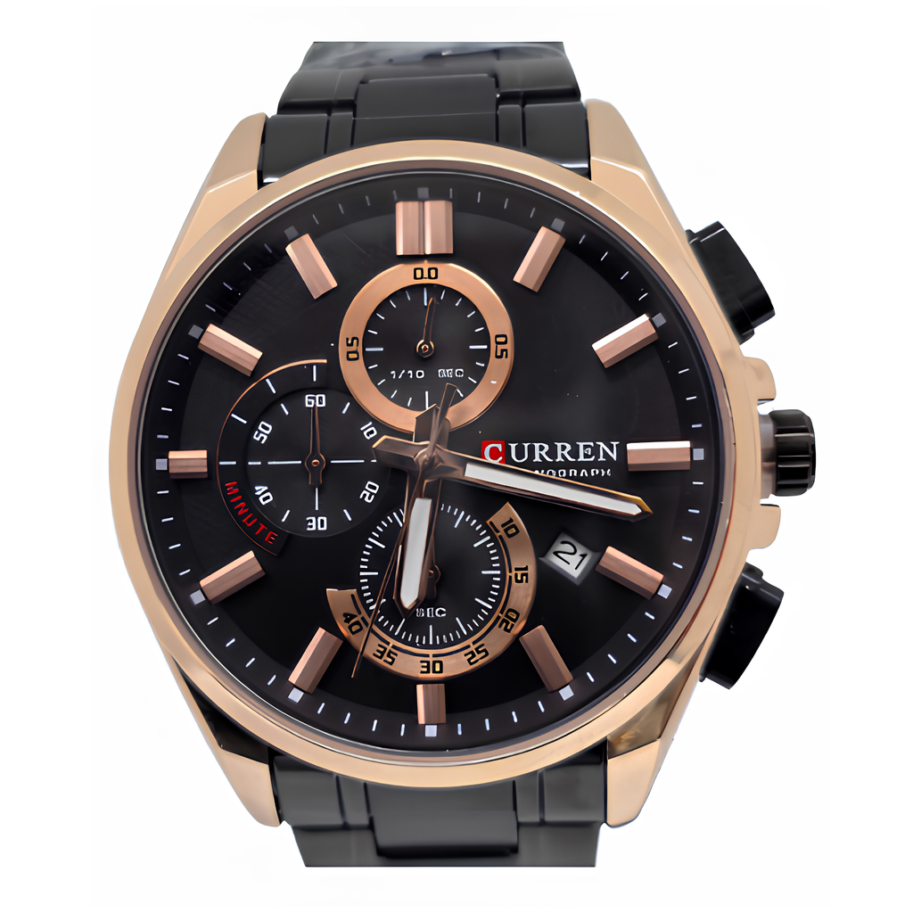 Reloj Curren Chrono Copper Black