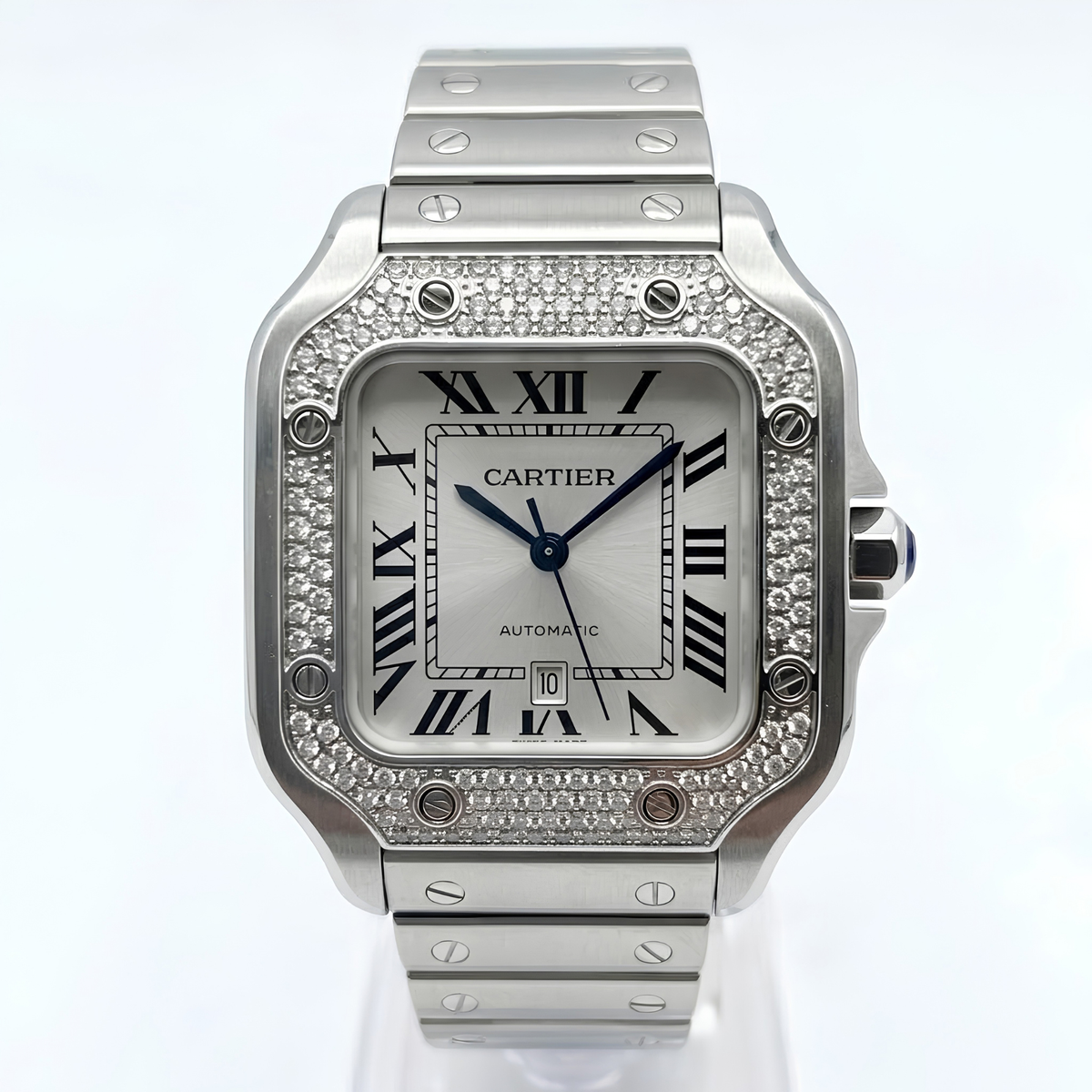 Reloj Cartier Royal Square Plateado