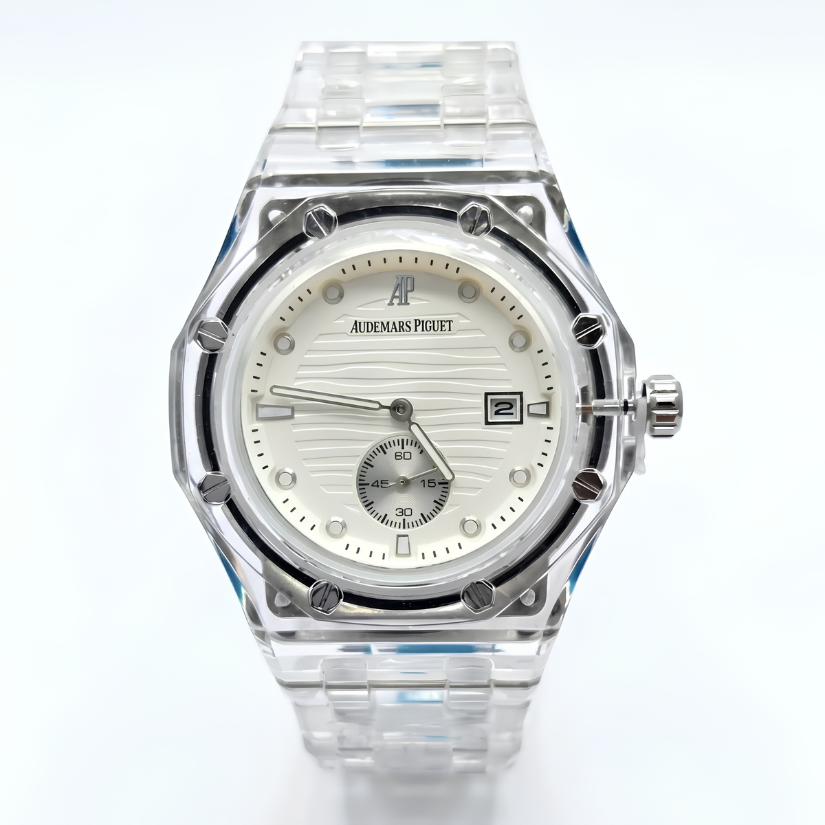 Reloj AP Ice Octagon Plata