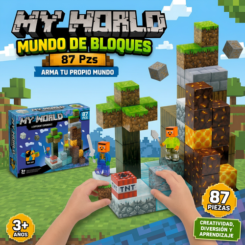 Set de Construcción Mundo Pixel X87