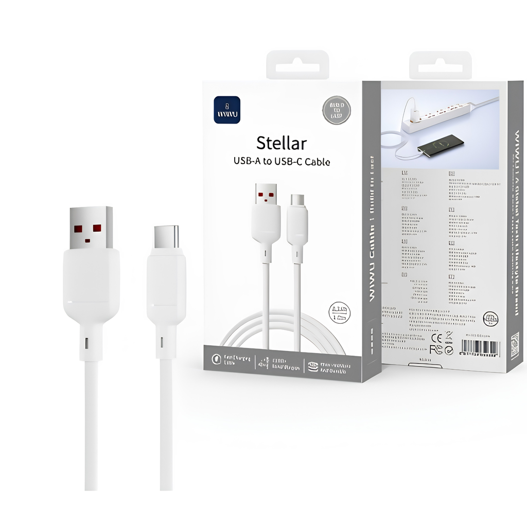 Cable USB-C a USB-C WiWU Stellar – Carga Ultrarrápida 60W
