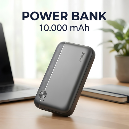 Batería Portátil WiWU Endurance 10.000mAh – Lightning y USB-C
