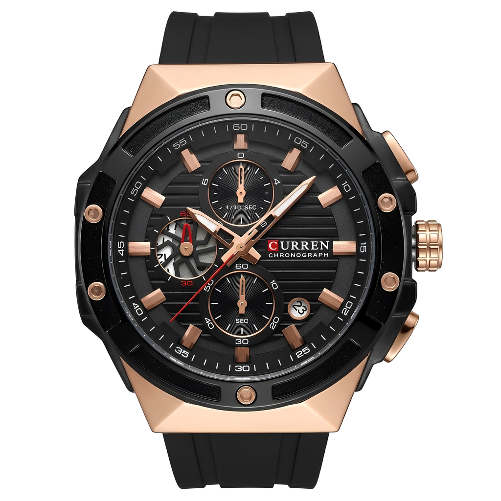 Reloj Curren Industrial Black Gold