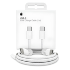 Cable USB-C a USB-C 60W – 1m, Carga Rápida, Compatible con MacBook y iPhone