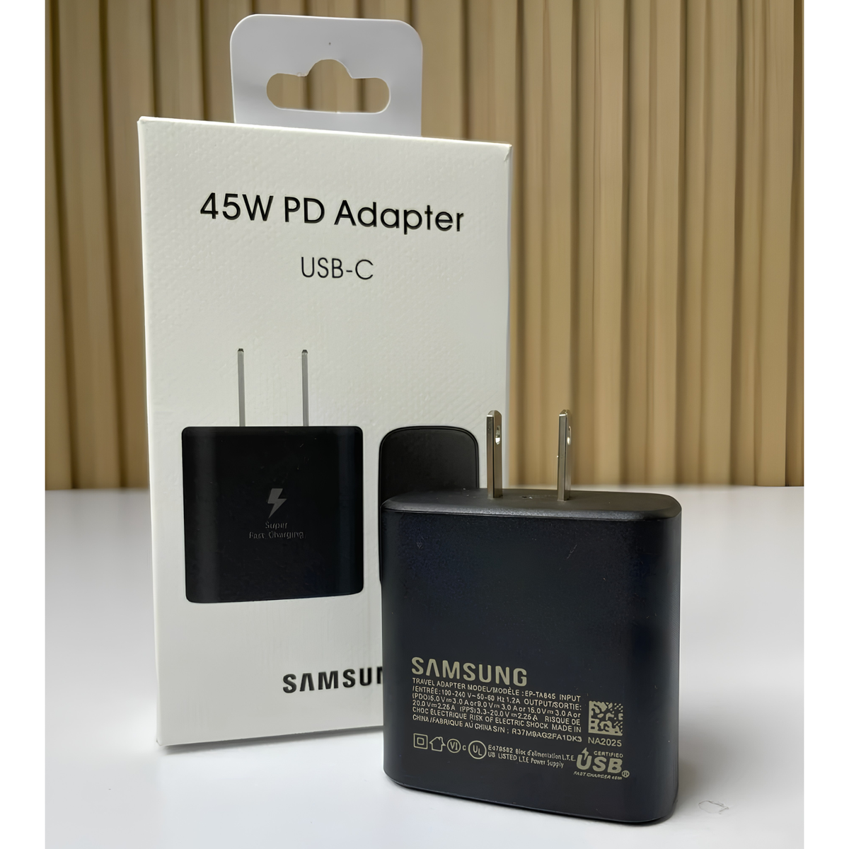 Cargador Samsung 45W – Carga Rápida USB-C