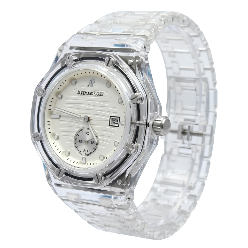 Reloj AP Ice Octagon Plata