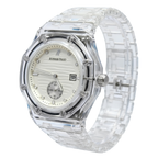Reloj AP Ice Octagon Plata
