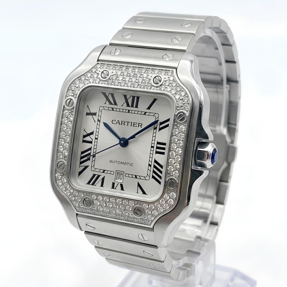 Reloj Cartier Royal Square Plateado