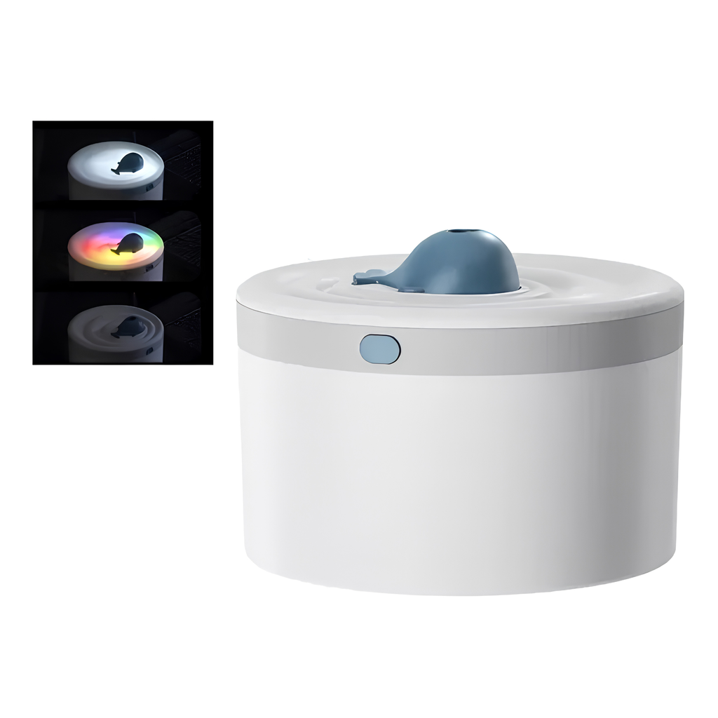 Difusor Ballena Silencioso – Humidificador y Aroma