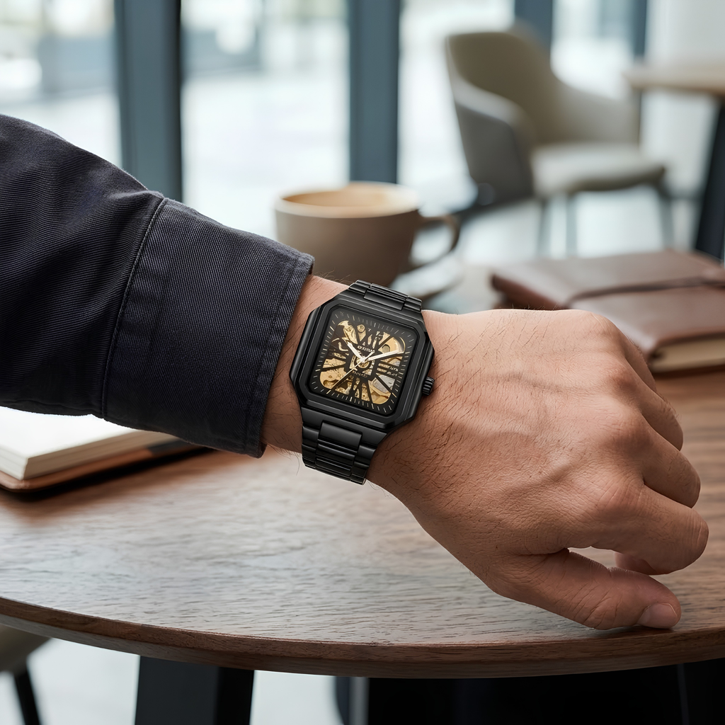 Reloj G-Force Square Gold