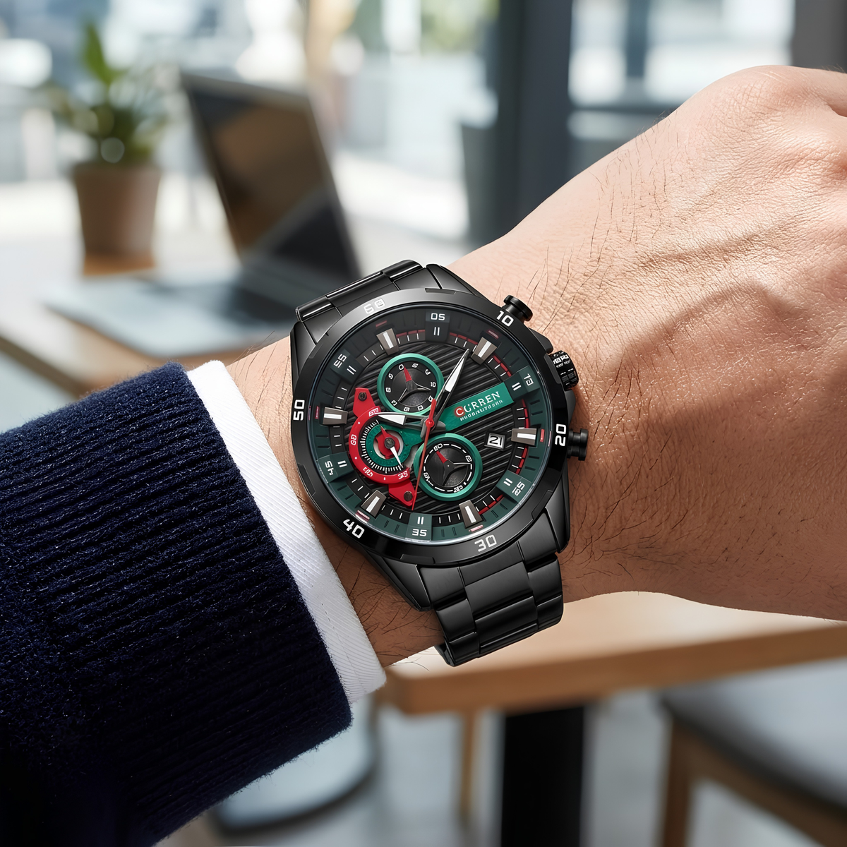Reloj Curren Chrono Emerald