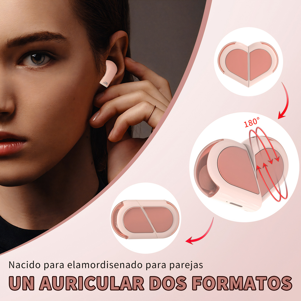Audífonos Heart Pop Switch