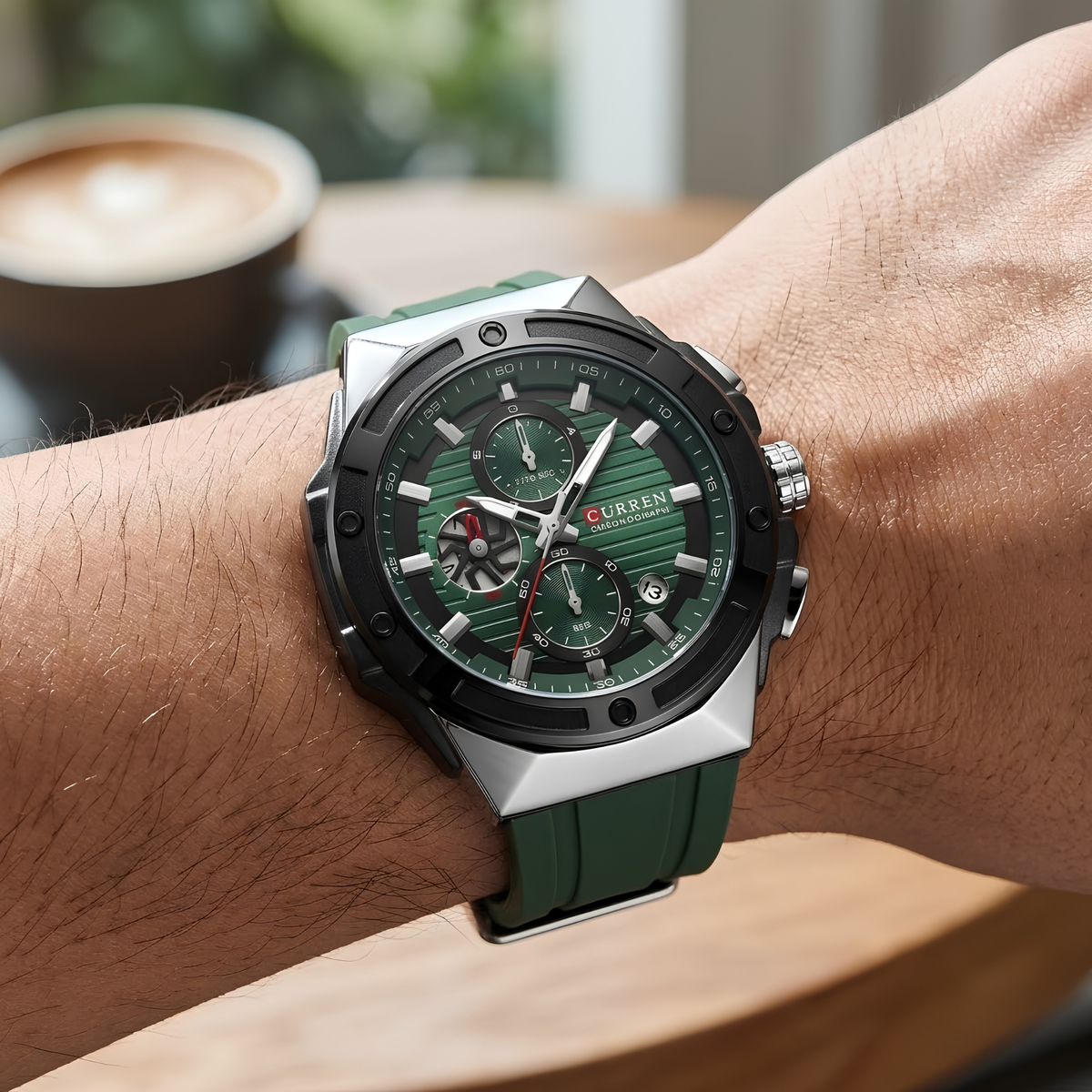 Reloj Curren Industrial Green