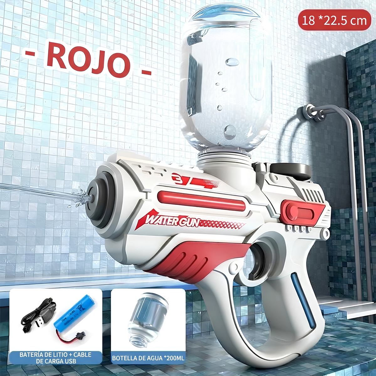 Pistola de Agua Eléctrica Hydro Strike
