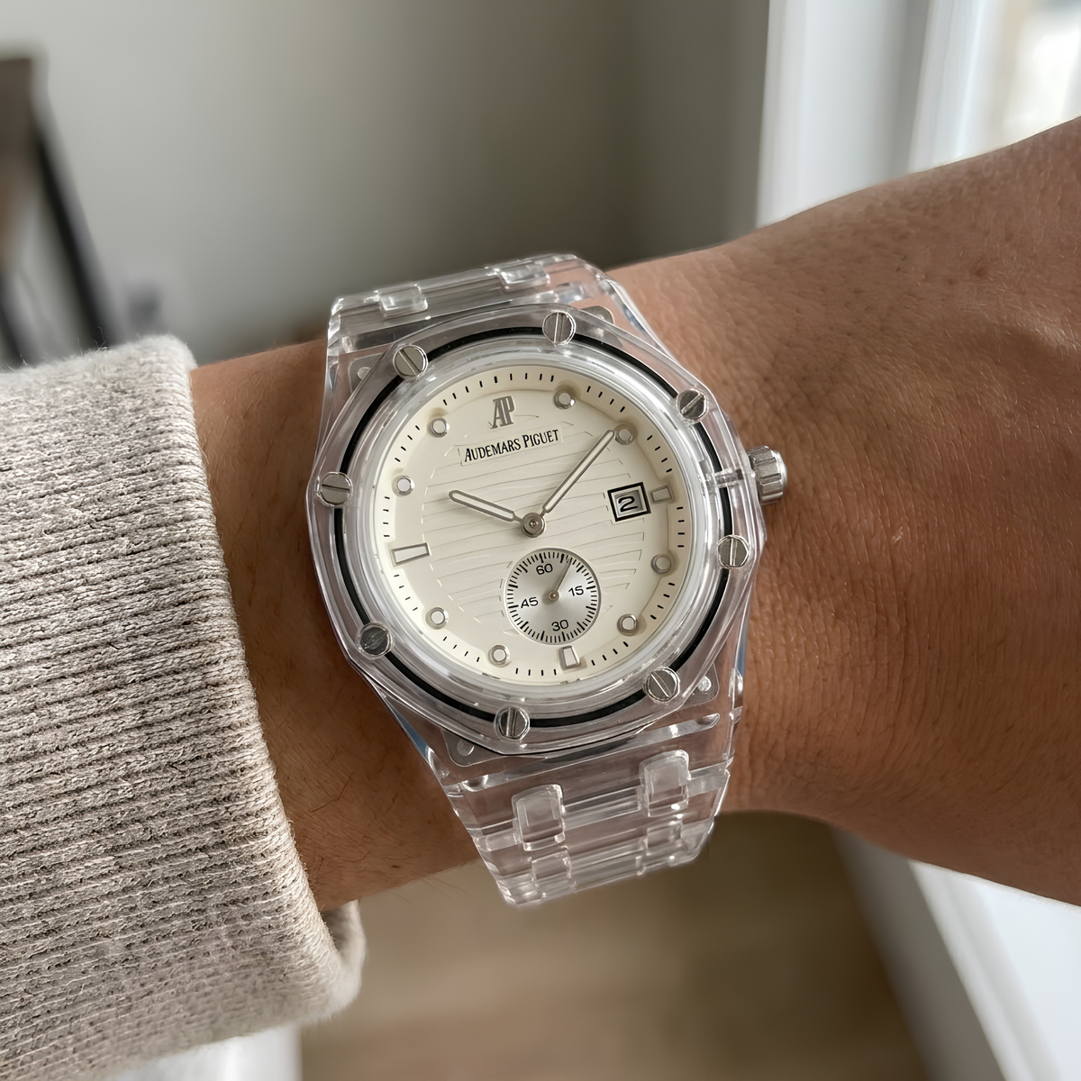 Reloj AP Ice Octagon Gunmetal