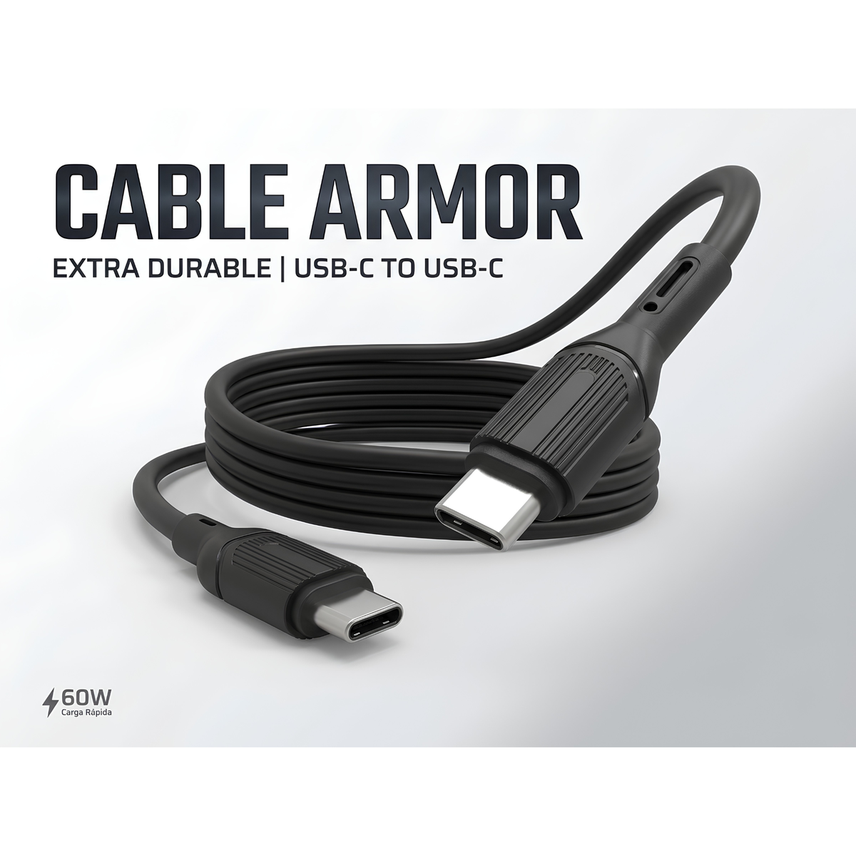 Cable Armor USB-C a USB-C - Extra Durable