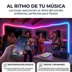 Manguera Neón LED RGB 10 Metros Bluetooth – Sincroniza con la Música