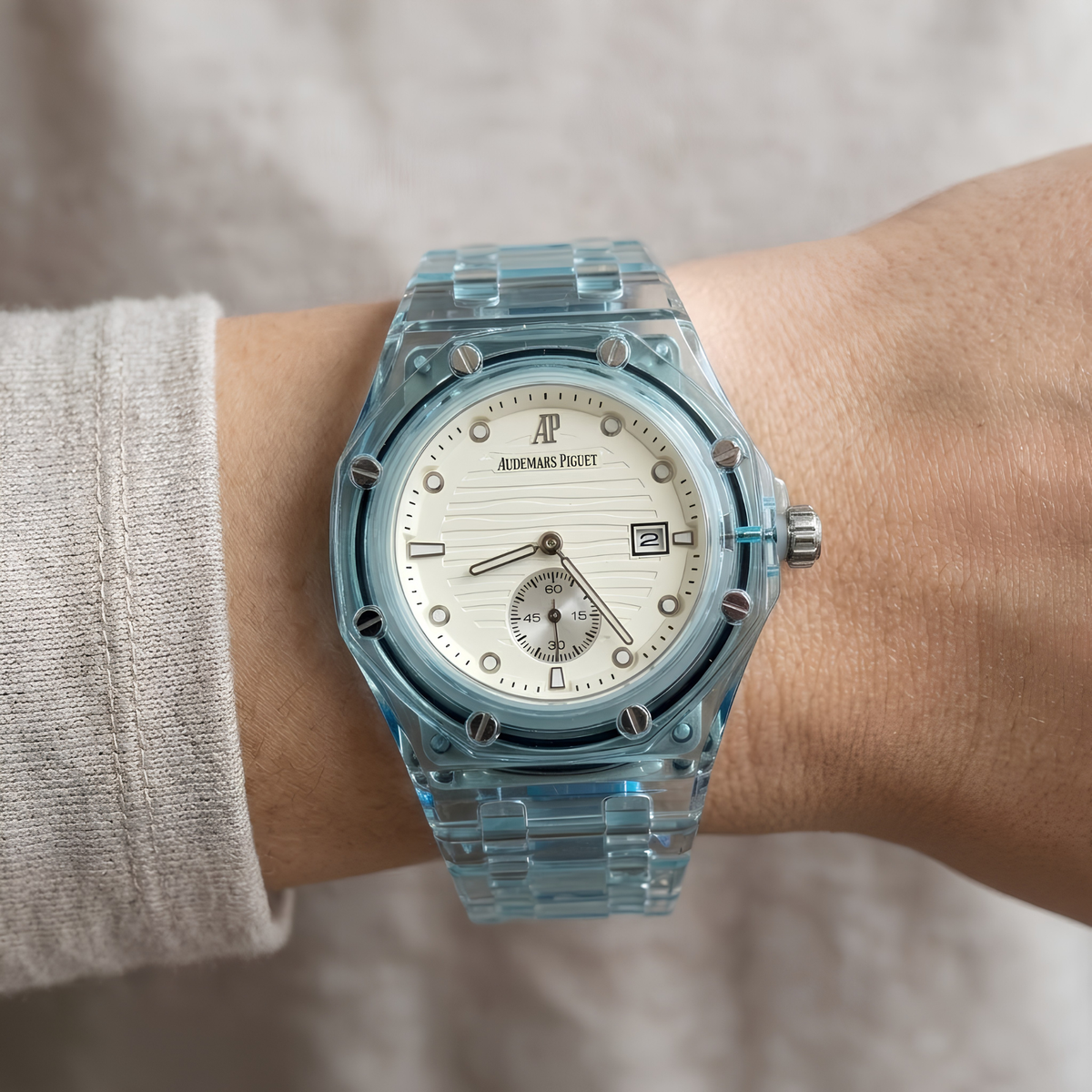 Reloj AP Ice Octagon Celeste