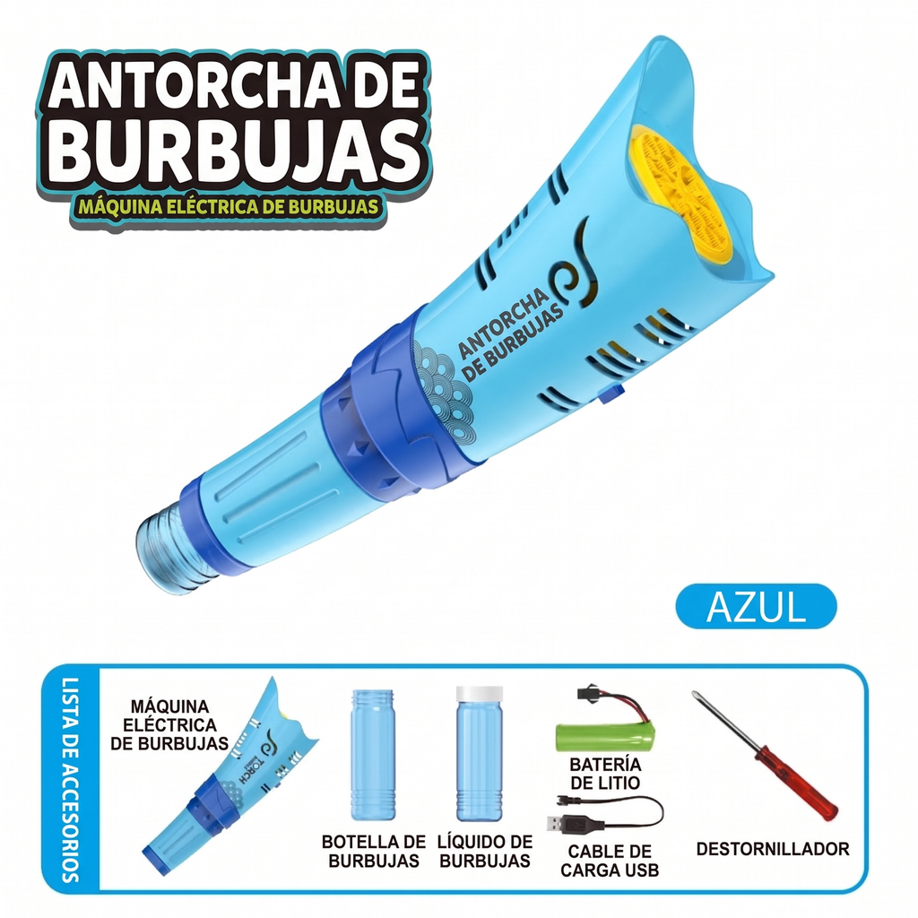 Máquina de Burbujas - Antorcha Automática