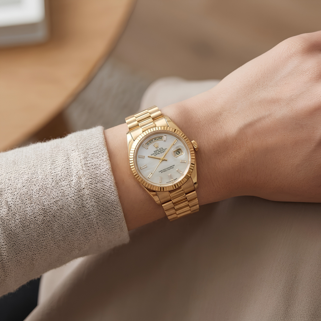 Reloj Rolex President Dama Dorado
