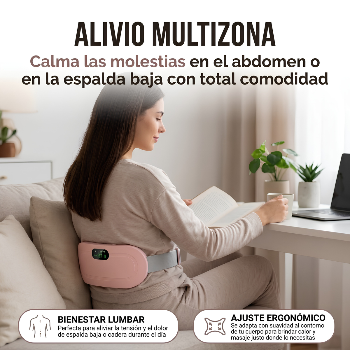Venda Térmica Digital para Cólicos Menstruales