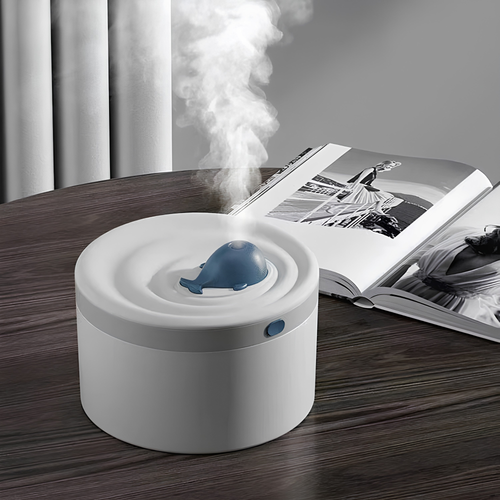 Difusor Ballena Silencioso – Humidificador y Aroma