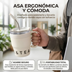 Mug Térmico 480ml con Pitillo y Asa