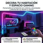 Manguera Neón LED RGB 10 Metros Bluetooth – Sincroniza con la Música