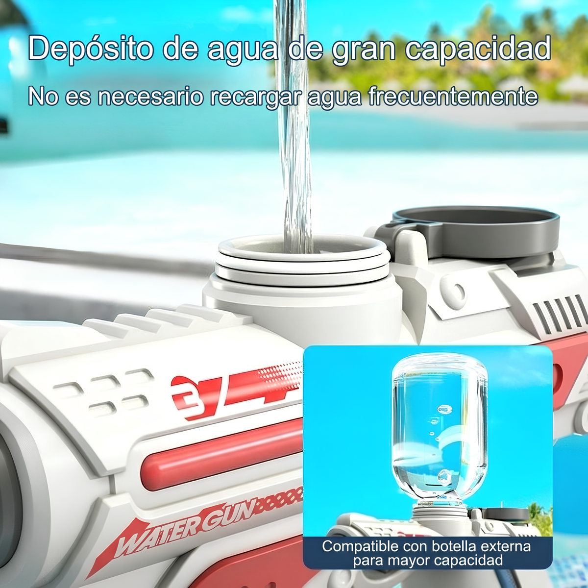 Pistola de Agua Eléctrica Hydro Strike