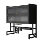 Organizador de Cocina Sobre el Lavaplatos 65cm – Escurridor Doble + Set de Cocina de Regalo