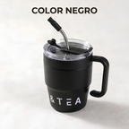 Mug Térmico 480ml con Pitillo y Asa