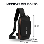 Canguro Antirobo con Clave de Seguridad y Carga USB