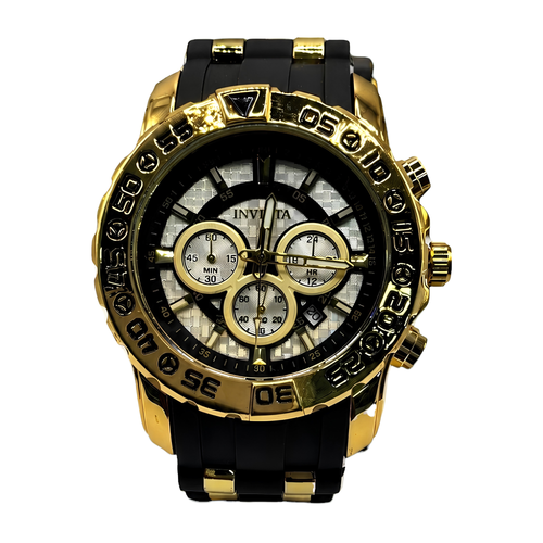 Reloj Invicta Chrono Black Gold