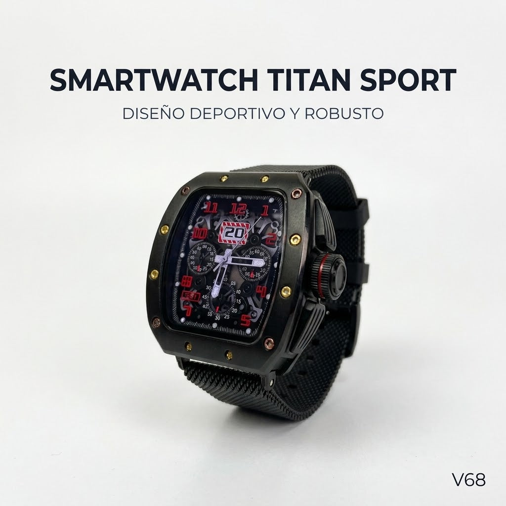 SmartWatch Titan Sport – Diseño Deportivo